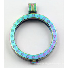 Arco-íris 316L Moda Inoxidável Locket